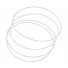 Transparent o-rings, o 139mm. 4 pcs