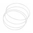 Transparent o-rings, o 139mm. 4 pcs